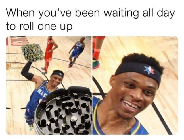 basketball weed meme