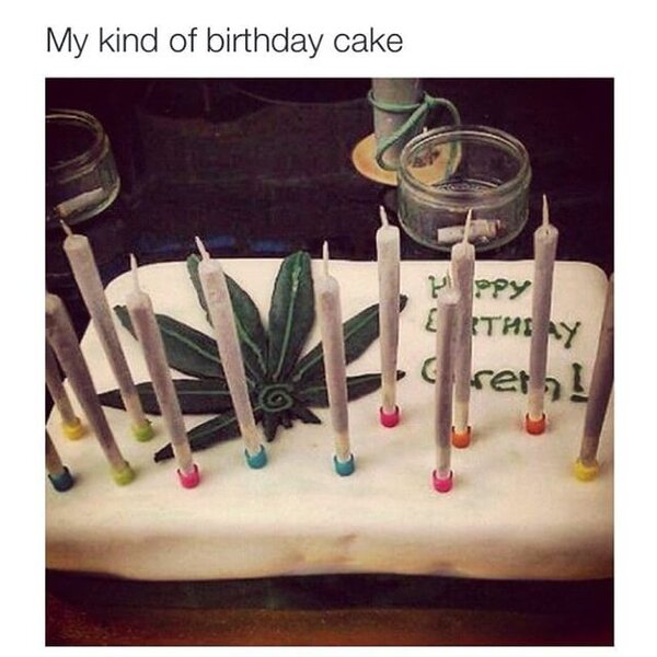 birthday cake weed meme