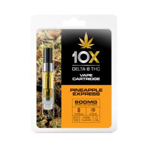 10X Delta-8 THC - Pineapple Express Vape Cartridge - 900mg (1ml)