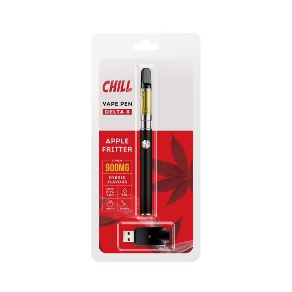 Chill Plus CBD Delta-8 - Disposable Vaping Pen - Apple Fritter - 900mg (1ml)