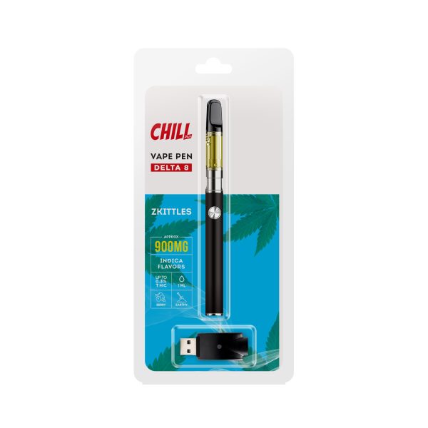 Chill Plus CBD Delta-8 - Disposable Vaping Pen - Zkittles - 900mg (1ml)