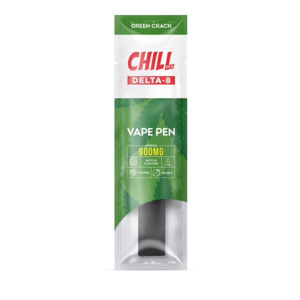 Chill Plus CBD & Delta-8 - Mini Disposable Stick - Green Crack - 900mg (1ml)