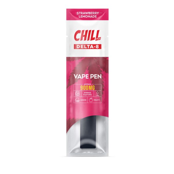 Chill Plus CBD & Delta-8 - Mini Disposable Stick - Strawberry Lemonade - 900mg (1ml)