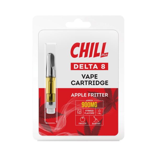 Chill Plus Delta-8 Vape Cartridge - Apple Fritter - 900mg (1ml)
