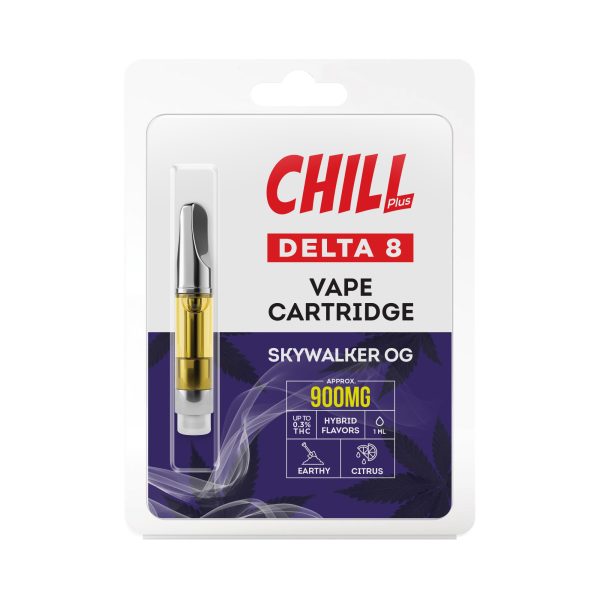 Chill Plus Delta-8 Vape Cartridge - Skywalker OG - 900mg (1ml)