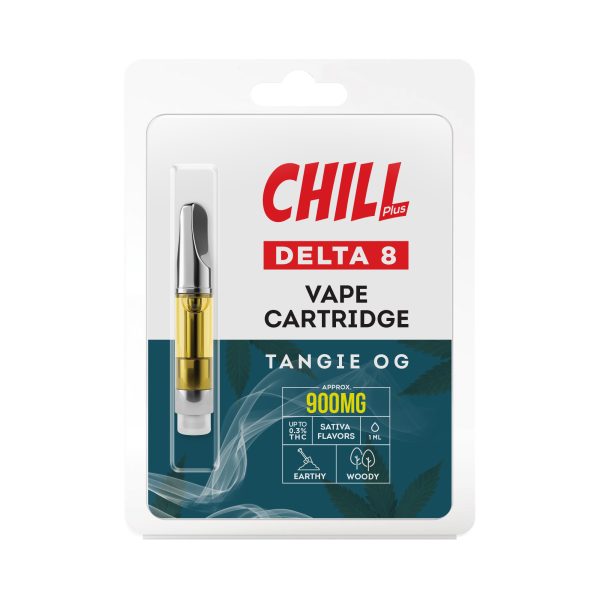 Chill Plus Delta-8 Vape Cartridge - Tangie OG - 900mg (1ml)