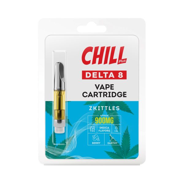 Chill Plus Delta-8 Vape Cartridge - Zkittles - 900mg (1ml)