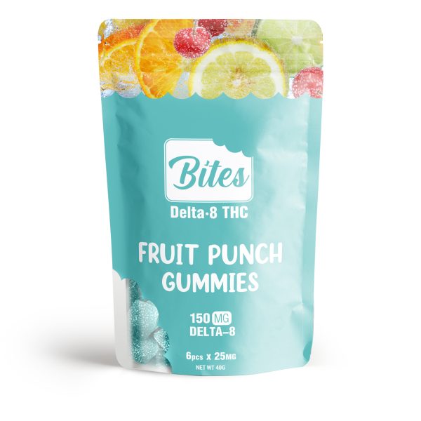 Delta-8 Bites - Fruit Punch Gummies - 150mg