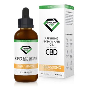 Diamond CBD Affirming Body & Hair Oil - 500mg