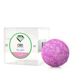 Diamond CBD Bath Bomb Warm Vanilla Sugar - 100mg