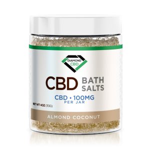 Diamond CBD Bath Salt - Almond Coconut - 100mg