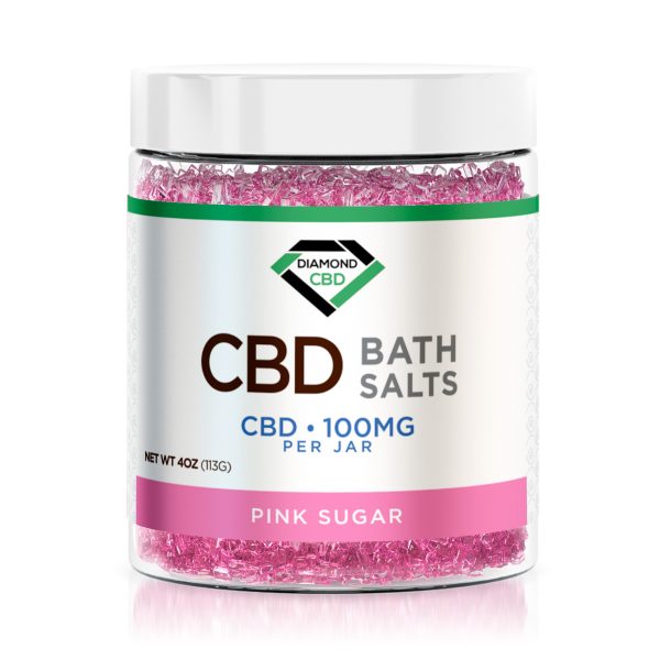 Diamond CBD Bath Salt - Pink Sugar - 100mg