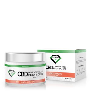 Diamond CBD Love Your Body Scrub - 1000mg