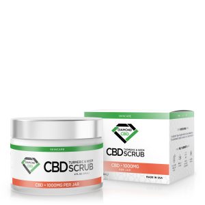 Diamond CBD Turmeric & Neem Scrub - 1000mg