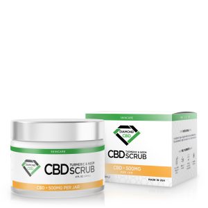 Diamond CBD Turmeric & Neem Scrub - 500mg