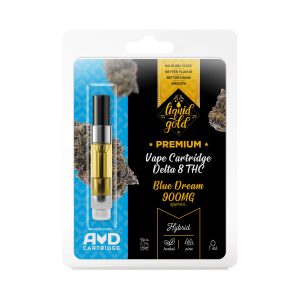 Liquid Gold Delta-8 THC Vape Cartridge - Blue Dream - 900mg