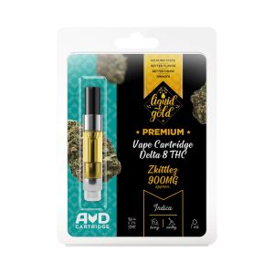 Liquid Gold Delta-8 THC Vape Cartridge - Zkittlez - 900mg