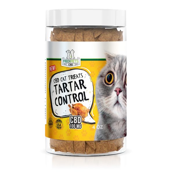 MediPets CBD Cat Treats - Cat Cafe' Tartar Control - 100mg