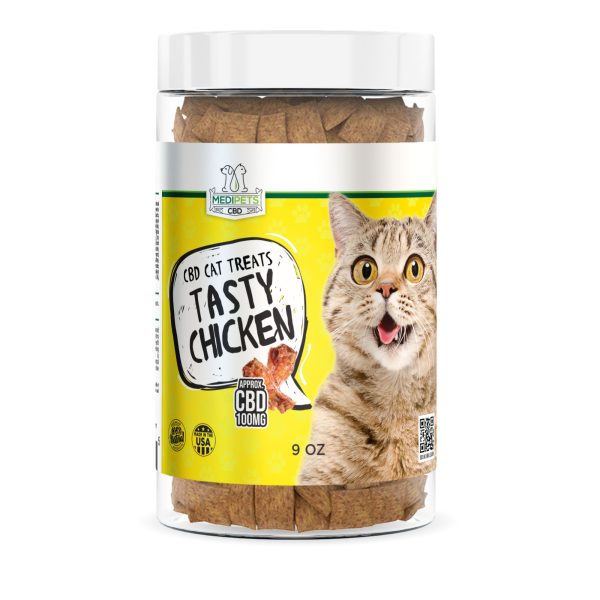 MediPets CBD Cat Treats - Tasty Chicken - 100mg