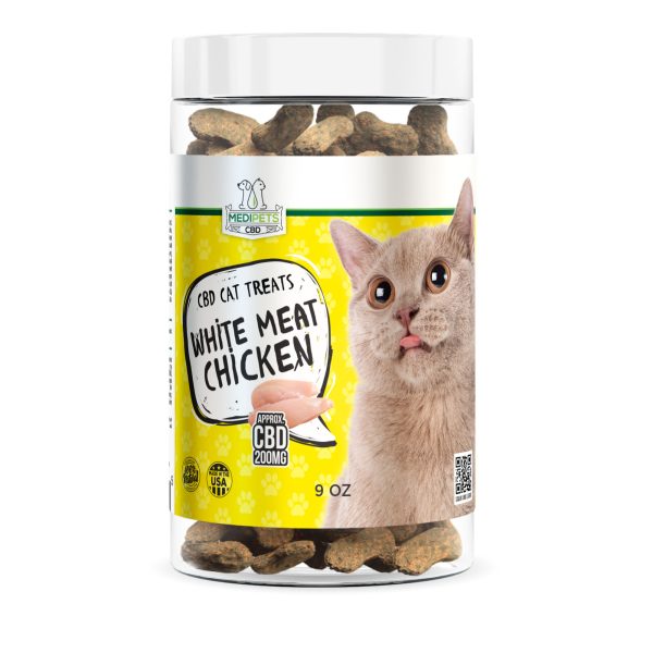 MediPets CBD Cat Treats - White Meat Chicken - 200mg