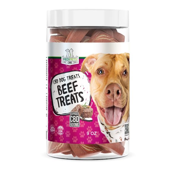 MediPets CBD Dog Treats - Beef Treats - 600mg