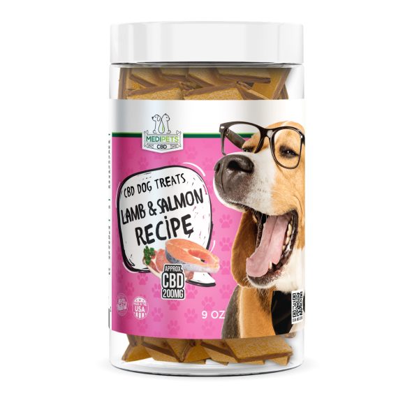 MediPets CBD Dog Treats - Lamb & Salmon Recipe - 300mg