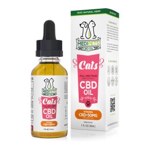 MediPets CBD Oil for Cats - Strong Strength - 50mg (30ml)