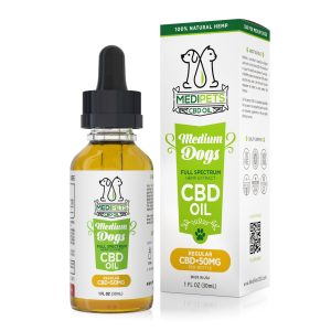 MediPets CBD Oil for Medium Dogs - Regular Strength - 50mg (30ml)