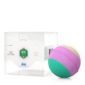 Meds Biotech CBD Bath Bomb - Cotton Candy - 100mg