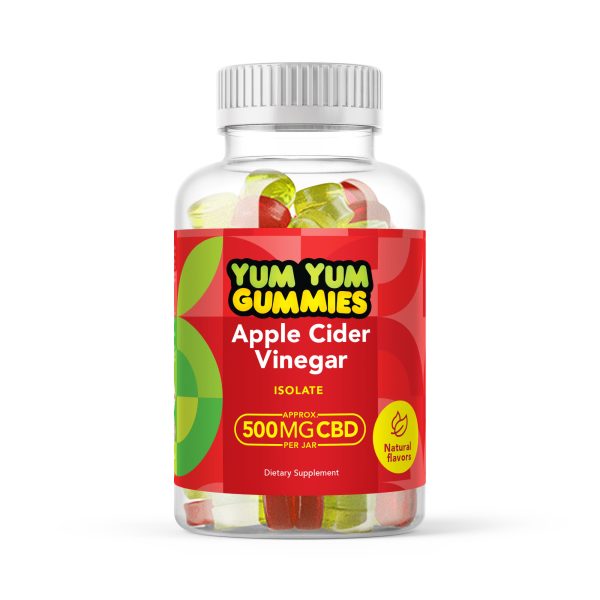Yum Yum Gummies 500mg - CBD Isolate Apple Cider Vinegar