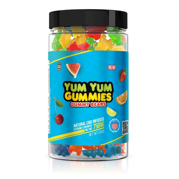 Yum Yum Gummies 750mg - CBD Infused Gummy Bears