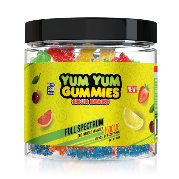 Yum Yum Gummies - CBD Full Spectrum Sour Bears