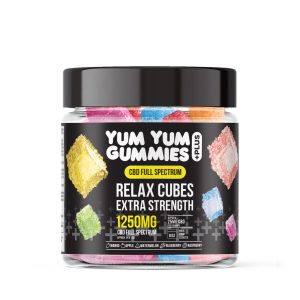 Yum Yum Gummies Full Spectrum CBD Relax Cubes - 1250mg